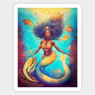 Water Goddess Yemanja Sticker